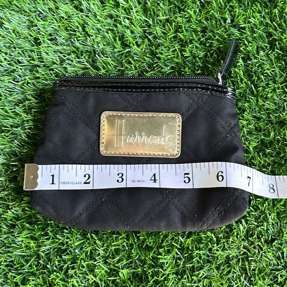 HARRODS Black Coin Purse - Picture 6 of 9
